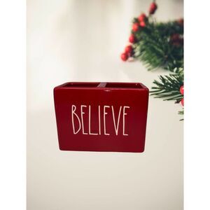 Rae Dunn Believe Brush Holder